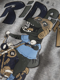 NAME IT Bluse Bill Grey Melange